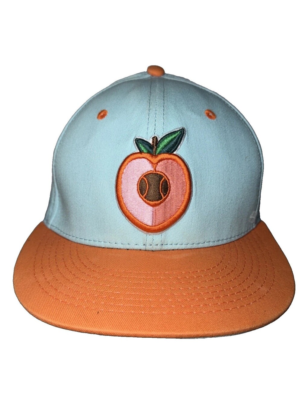 Baseballism Blue Georgia Peach Hat Fitted Size 7 1/4 Baseball Class Tradition